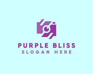 Purple - Purple Photographer Camera logo design