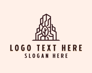 Contractor - Eco Real Estate Building logo design