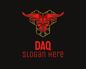 Asian - Modern Ox Head Ruby logo design