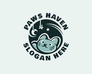 Kitten Animal Vet logo design