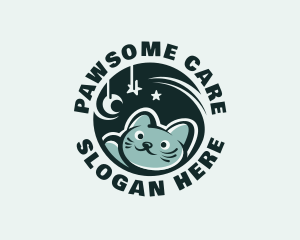 Kitten Animal Vet logo design