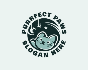 Kitten Animal Vet logo design