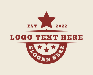 Bull - Western Rodeo Ranch Star logo design