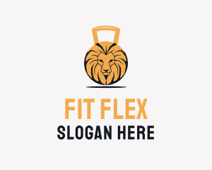 Calisthenics - Lion Fitness Weights logo design