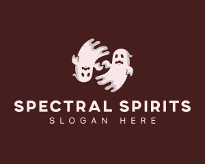 Ghost Spooky Spirit logo design