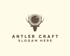 Deer Antler Lens logo design