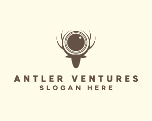 Deer Antler Lens logo design