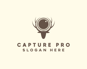 Deer Antler Lens logo design