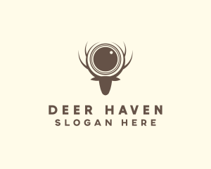 Deer Antler Lens logo design