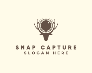 Capture - Deer Antler Lens logo design