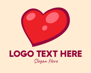 Partnership - Red Shiny Heart logo design