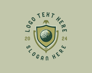 Golfing - Golf Tournament Shield logo design