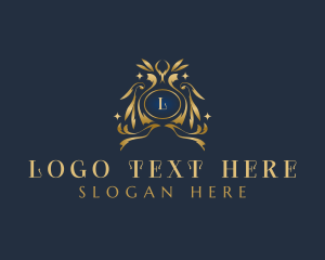 Expensive - Luxury Royal Hotel logo design