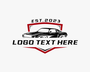 Vehicle - Muscle Car Racing logo design