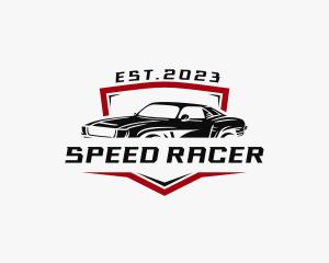 Racing - Muscle Car Racing logo design