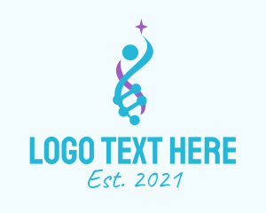 Biomedical - Medical DNA Strand logo design