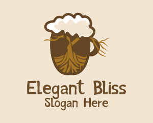 Draught Beer - Root Beer Mug logo design