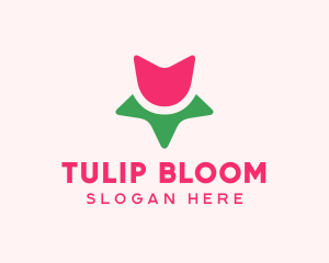 Tulip - Tulip Flower Star logo design