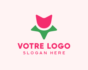 Tulip - Tulip Flower Star logo design