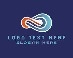 Tech - Business Infinity Agency Loop logo design