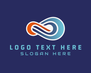 Telecom - Business Infinity Agency Loop logo design