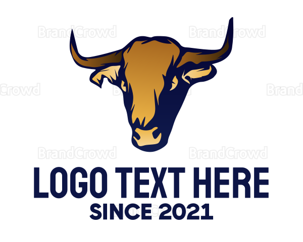 Bull Farm Livestock Logo