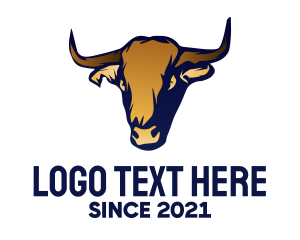 Angry - Bull Farm Livestock logo design