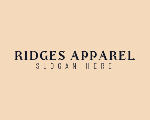 Deluxe Apparel Brand logo design