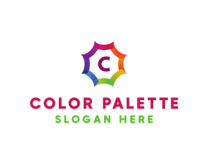 Colorful Sunshine Letter logo design