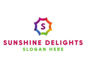 Sunshine - Colorful Sunshine Letter logo design