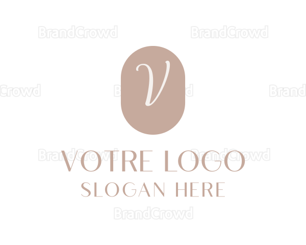 Simple Feminine Lettermark Logo