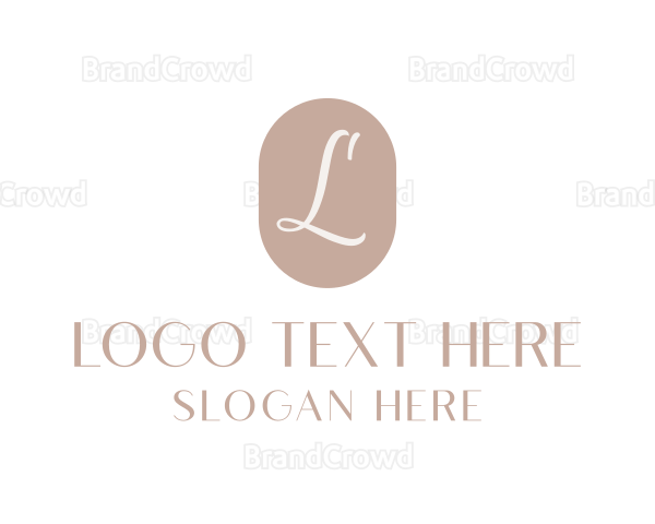 Simple Feminine Lettermark Logo