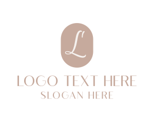 Free - Simple Feminine Lettermark logo design