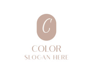 Simple Feminine Lettermark Logo