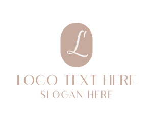 Simple Feminine Lettermark Logo