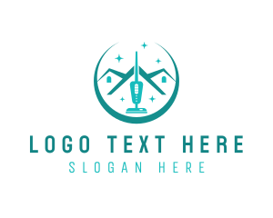 Organize - Vacuum House Cleaning Disinfection logo design