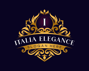 Elegant Luxury Crown logo design