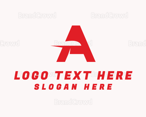 Generic Fast Brand Letter A Logo