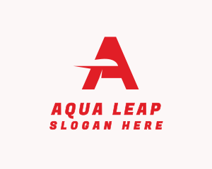 Generic Fast Brand Letter A logo design