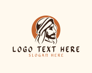 Cultural - Bedouin Culture Turban logo design