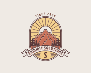 Sunrise Mountain Trekking  logo design