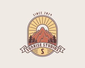 Sunrise Mountain Trekking  logo design