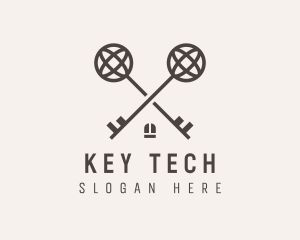 Residential House Key  logo design