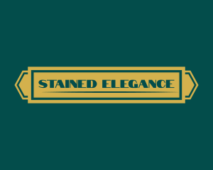 Elegant Art Deco logo design