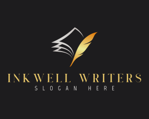 Writing - Feather Writing Quill logo design