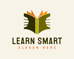 Schooling - Book Reader Library logo design