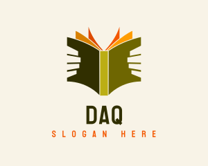 Writer - Book Reader Library logo design