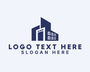 Stockroom - Warehouse Building Facility logo design