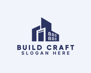 Warehouse Building Facility logo design