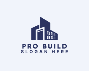 Warehouse Building Facility logo design